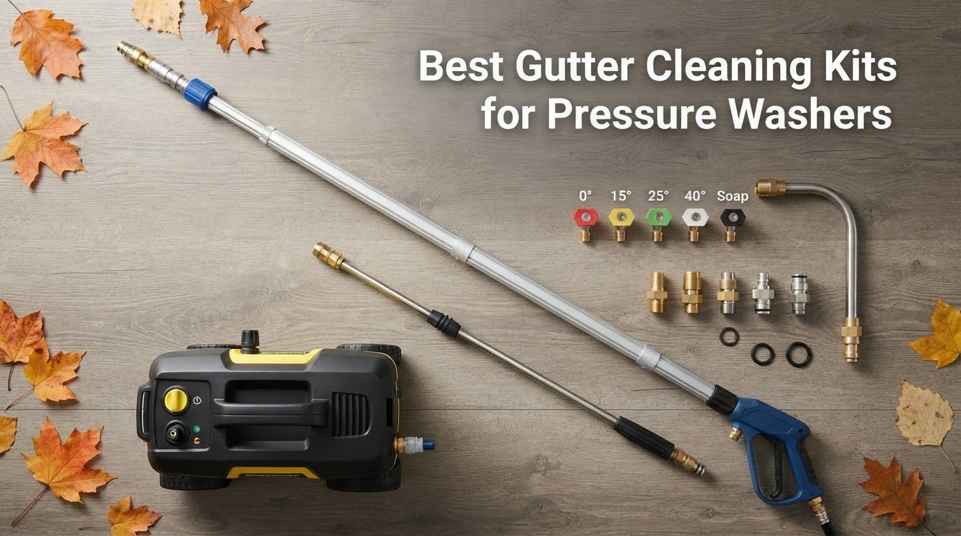 Best Gutter Cleaning Kits for Pressure Washers