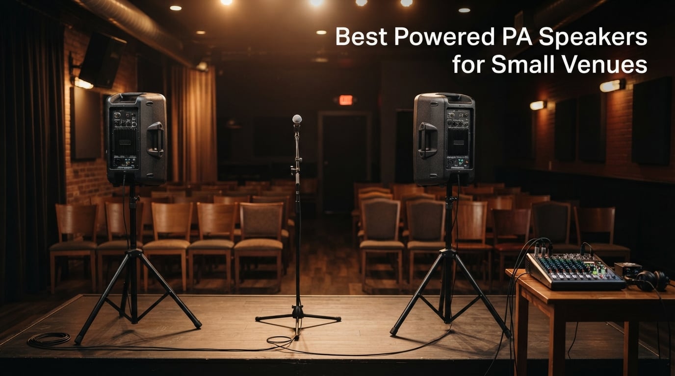 Best Powered PA Speakers for Small Venues