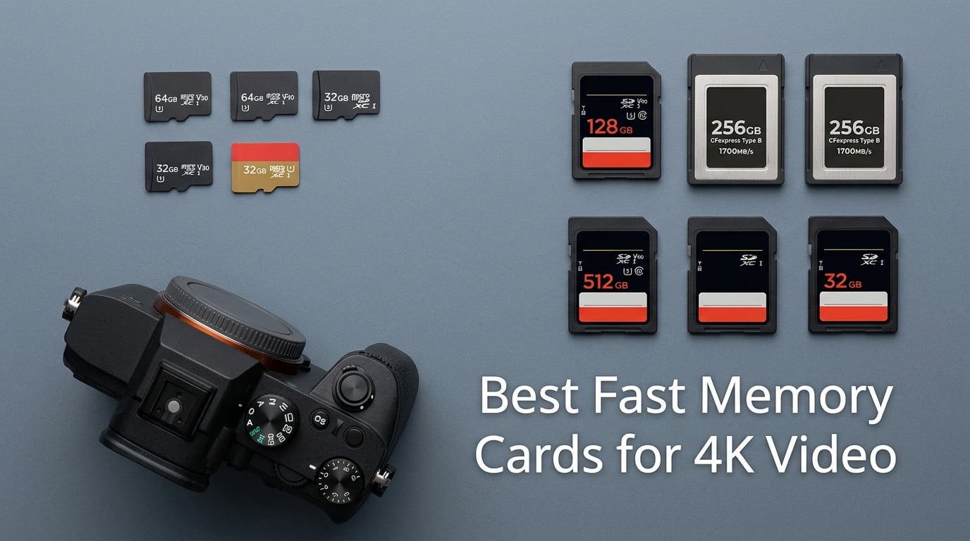 Best Fast Memory Cards for 4K Video