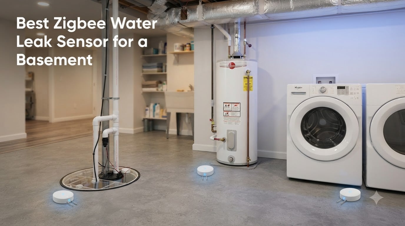 Best Zigbee Water Leak Sensor for a Basement