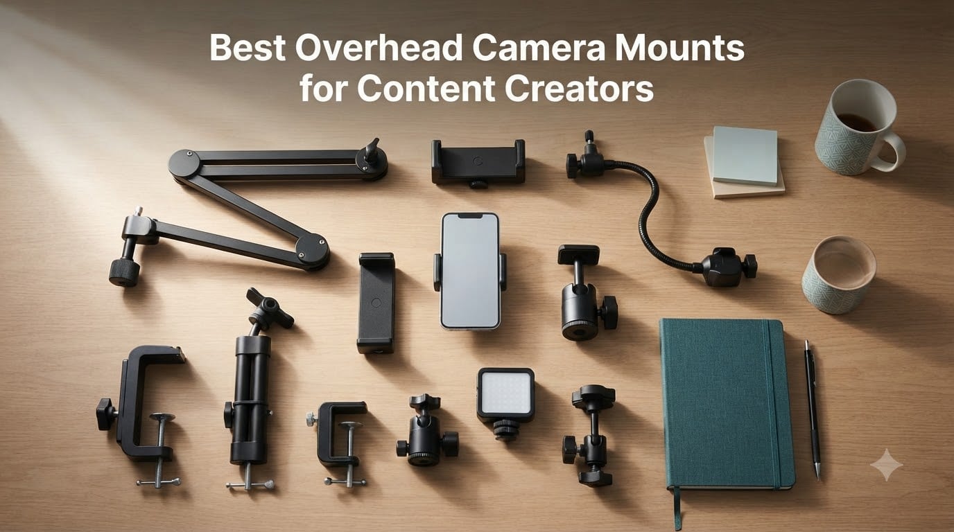 Best Overhead Camera Mounts for Content Creators