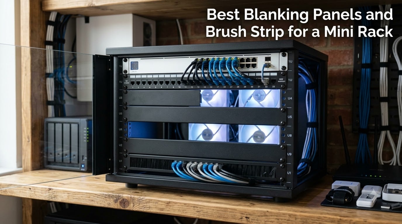 Best Blanking Panels and Brush Strip for a Mini Rack