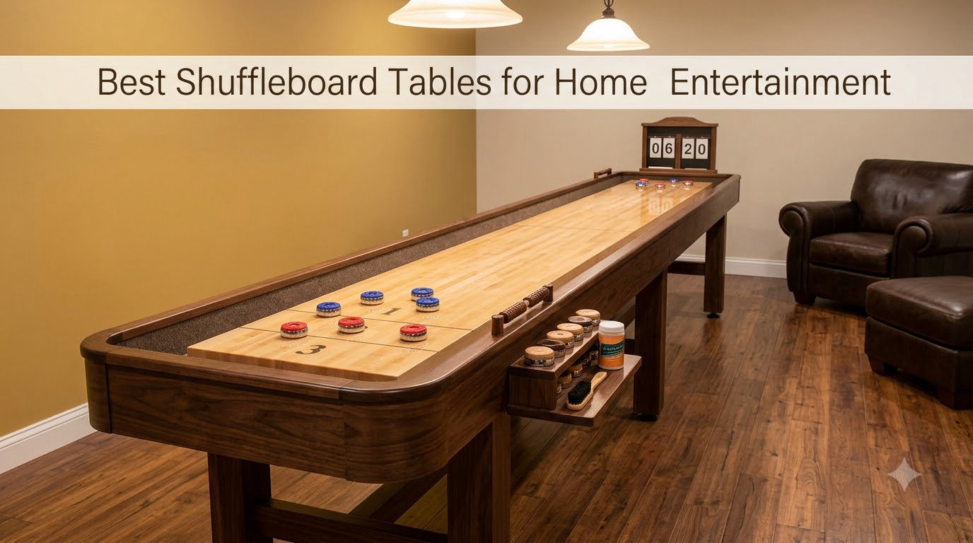 Best Shuffleboard Tables for Home Entertainment