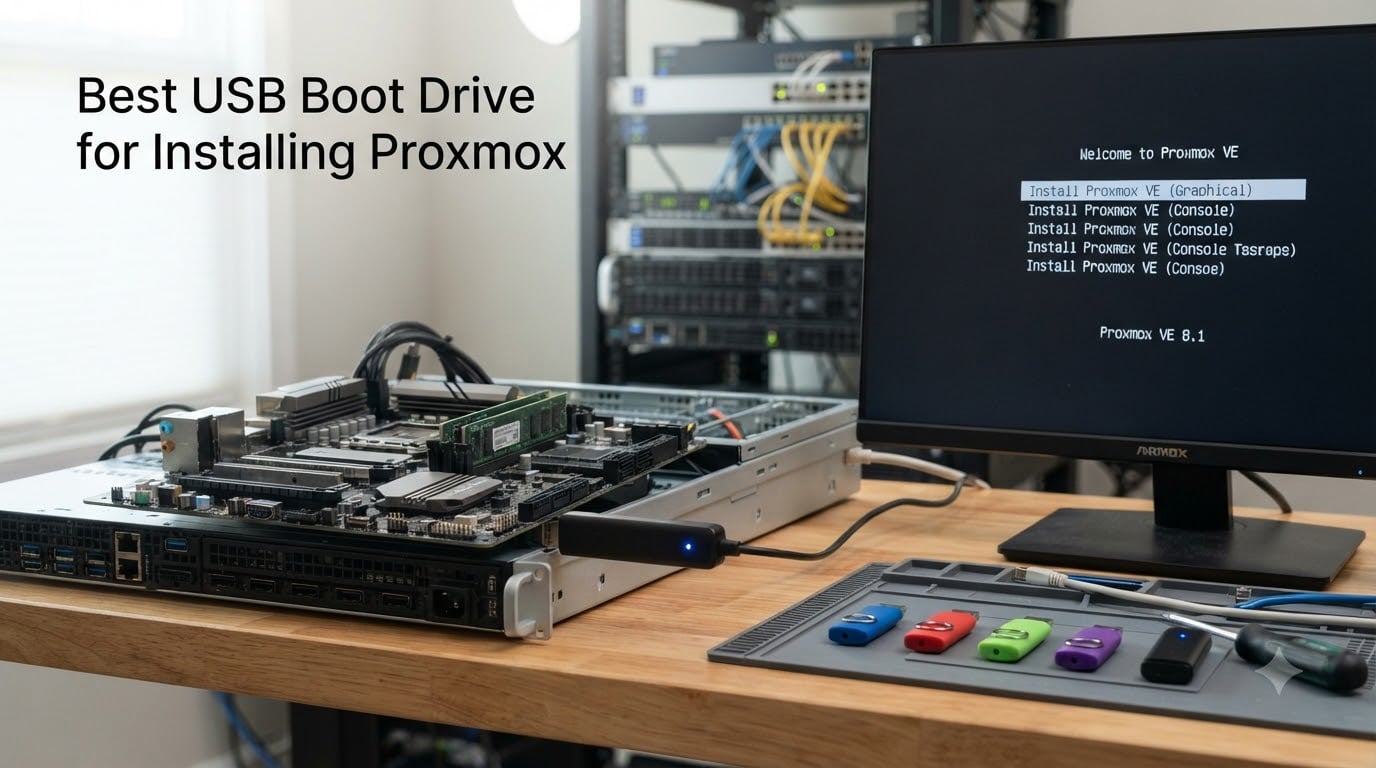 Best USB Boot Drive for Installing Proxmox