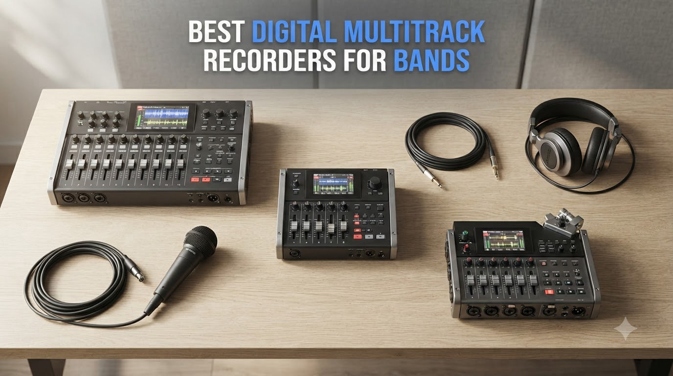 Best Digital Multitrack Recorders for Bands