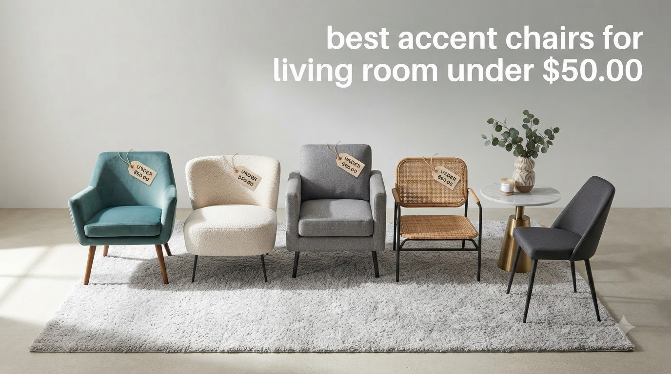 best accent chairs for living room under $50 00