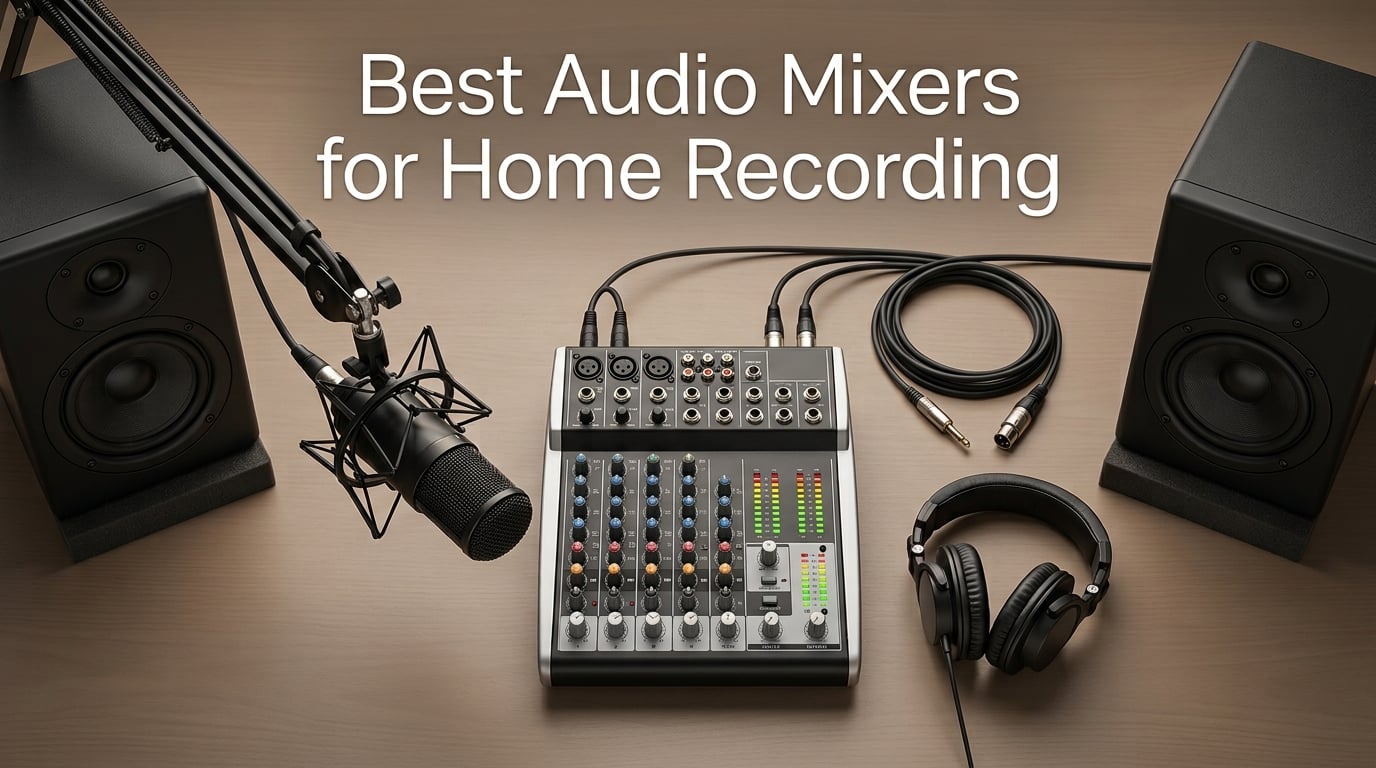 Best Audio Mixers for Home Recording