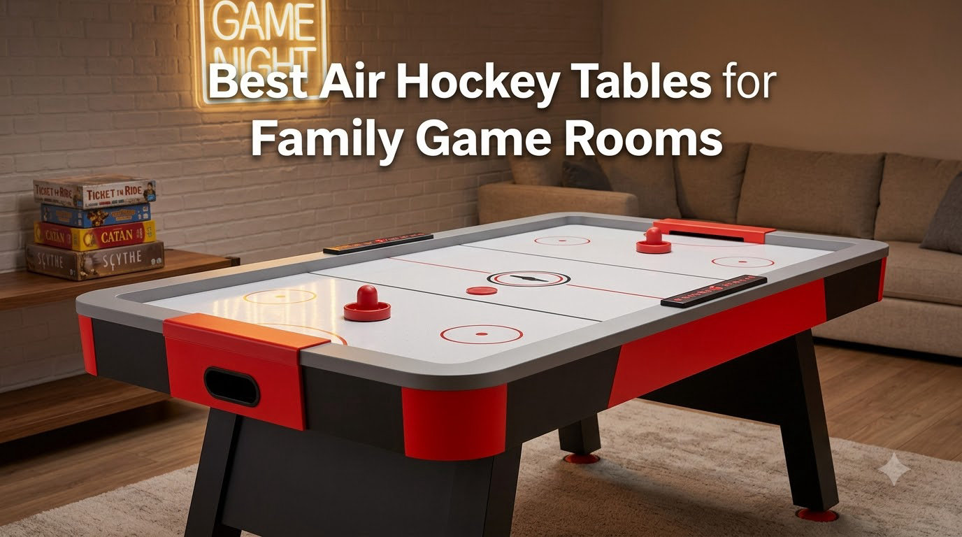 Best Air Hockey Tables for Family Game Rooms