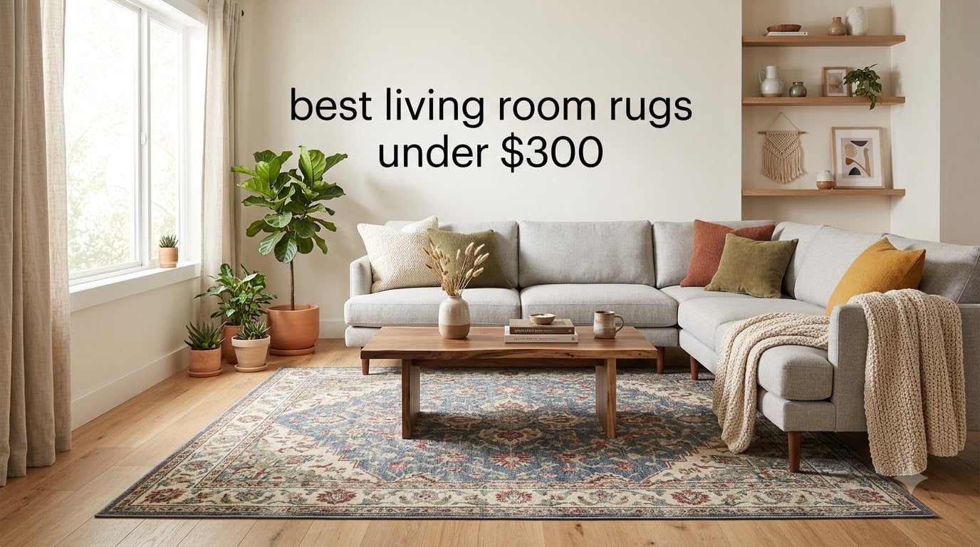 best living room rugs under $300