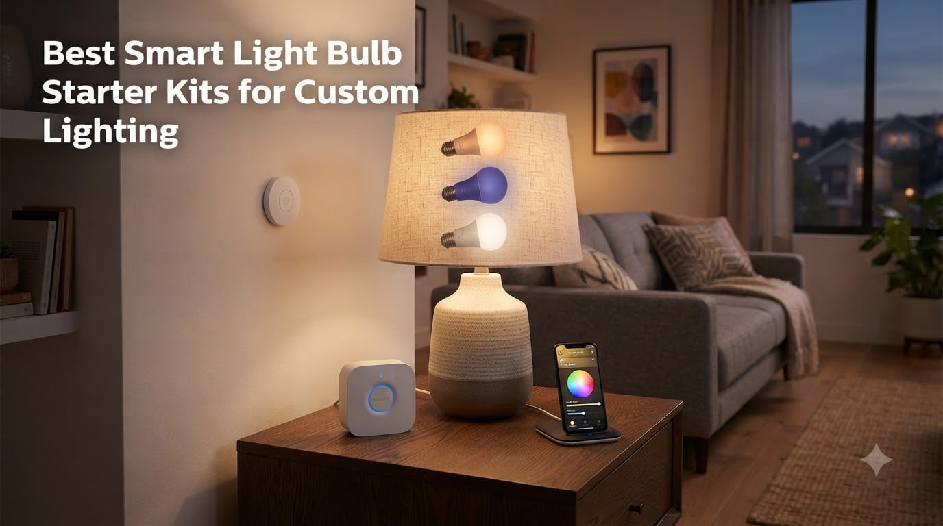 Best Smart Light Bulb Starter Kits for Custom Lighting