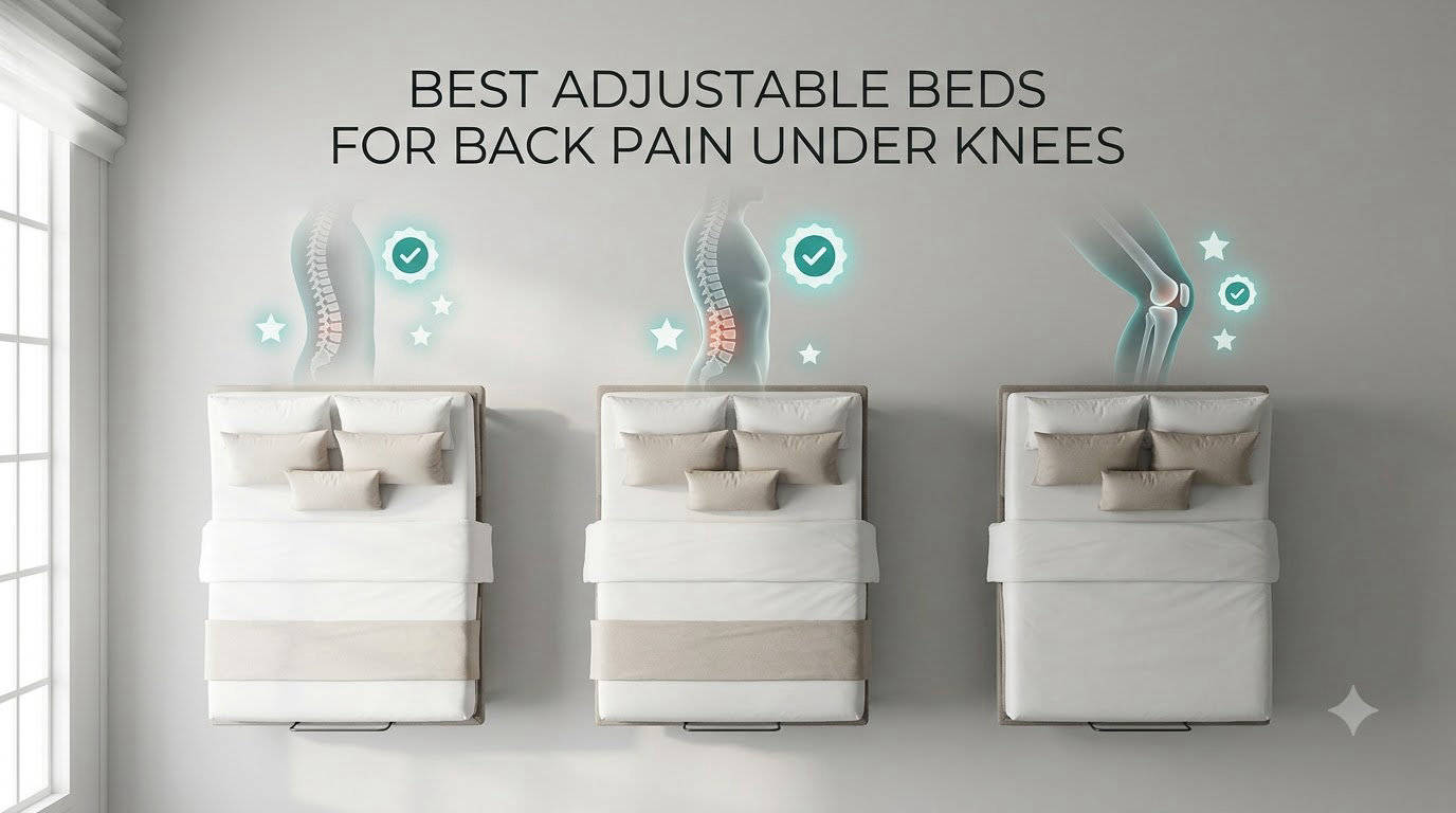 best adjustable beds for back pain under knees
