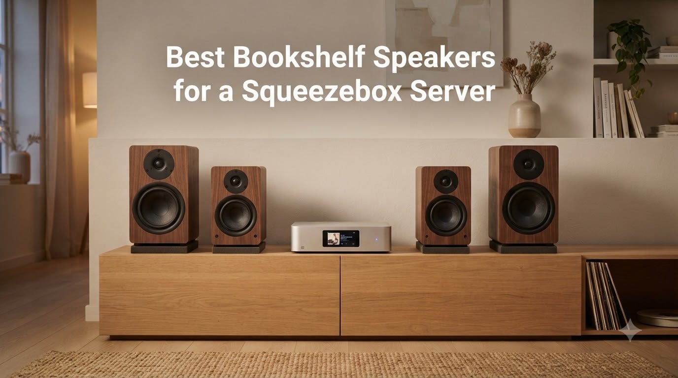 Best Bookshelf Speakers for a Squeezebox Server