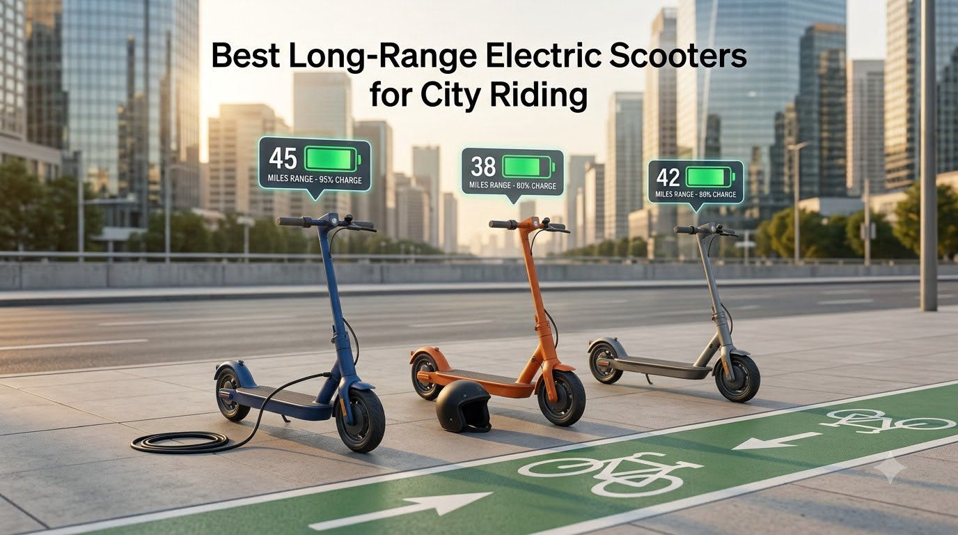 Best Long-Range Electric Scooters for City Riding