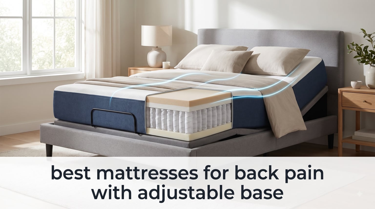 best mattresses for back pain with adjustable base