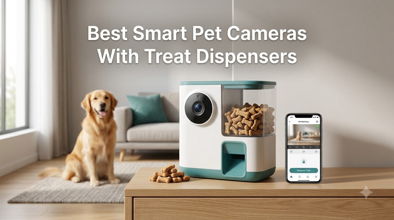 Best Smart Pet Cameras With Treat Dispensers