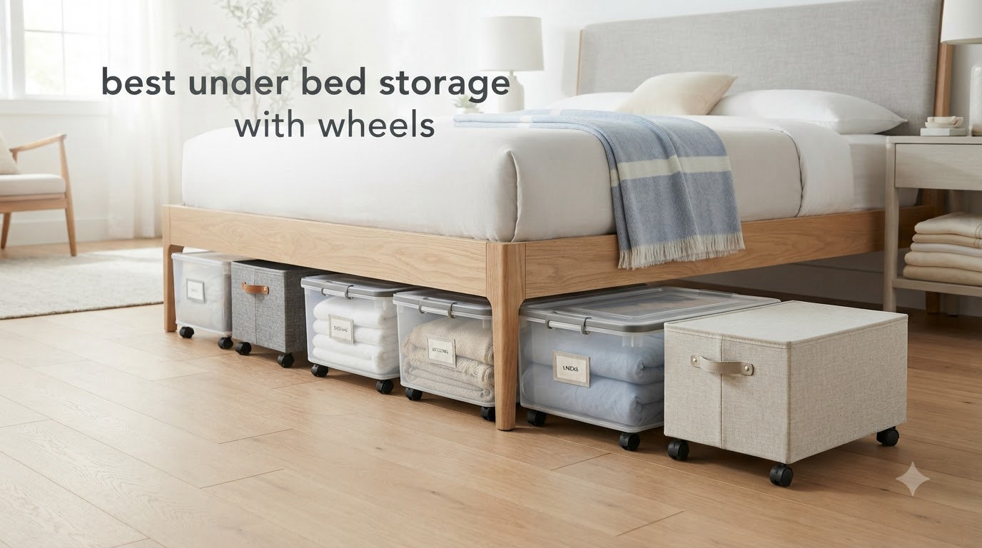 best under bed storage with wheels