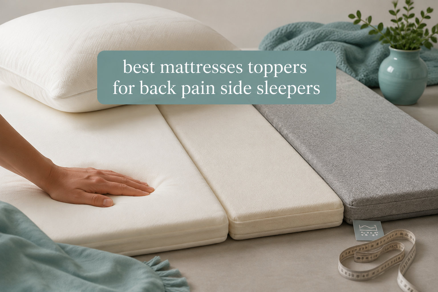 best mattresses toppers for back pain side sleepers