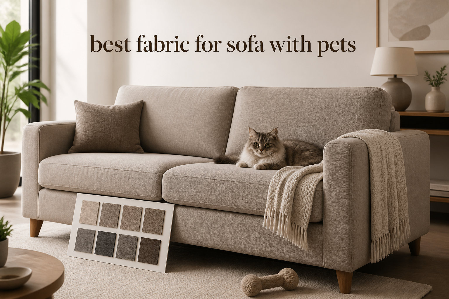 best fabric for sofa with pets