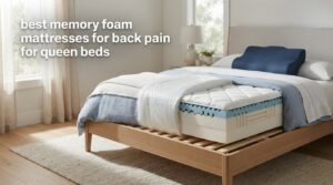 best memory foam mattresses for back pain for queen beds