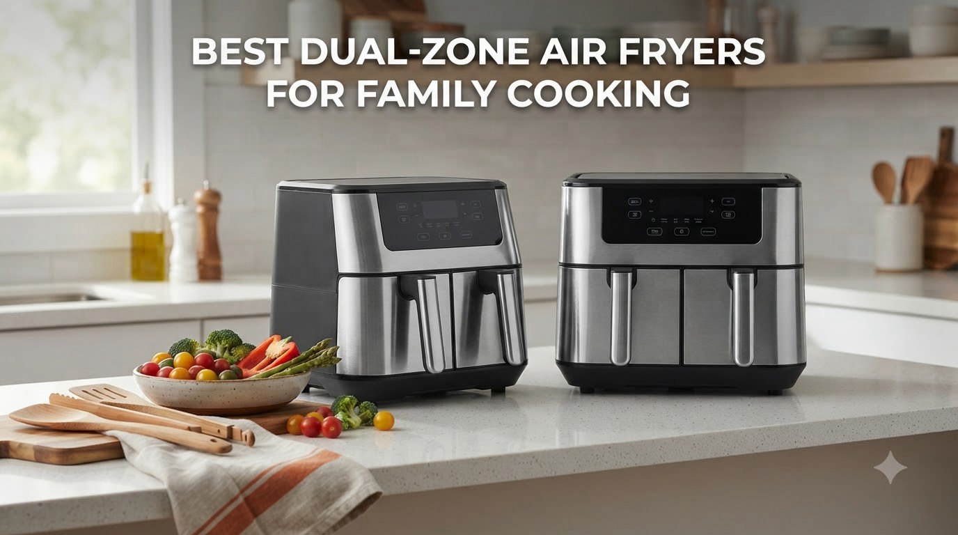 Best Dual-Zone Air Fryers for Family Cooking