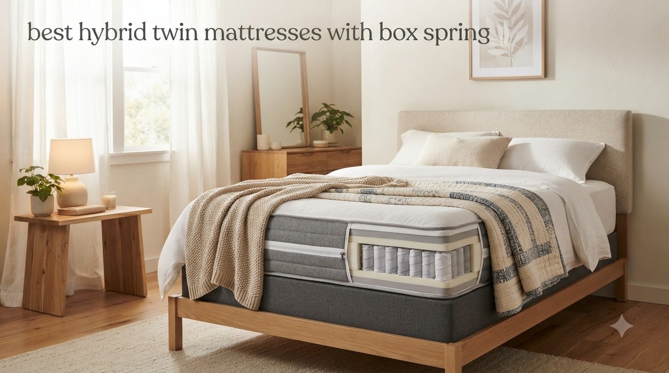 best hybrid twin mattresses with box spring