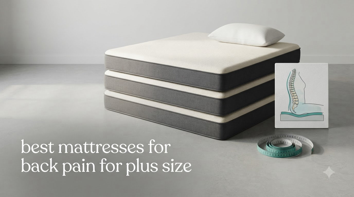 best mattresses for back pain for plus size