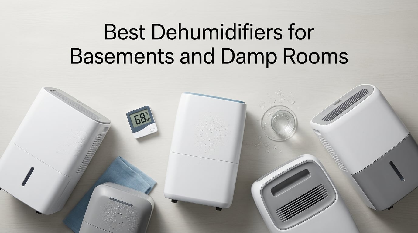 Best Dehumidifiers for Basements and Damp Rooms
