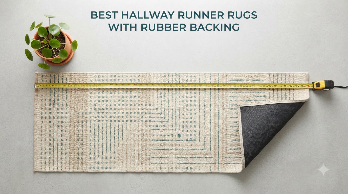 best hallway runner rugs with rubber backing