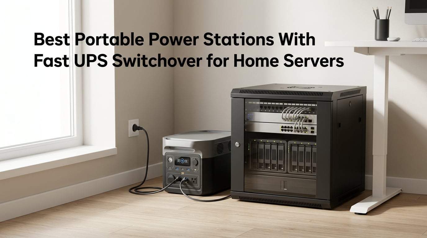 Best Portable Power Stations With Fast UPS Switchover for Home Servers