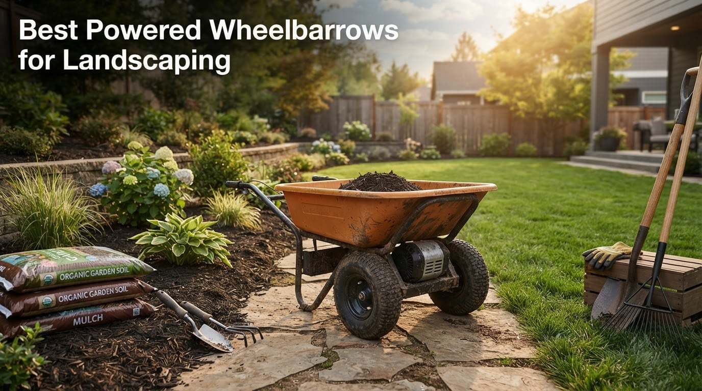 Best Powered Wheelbarrows for Landscaping