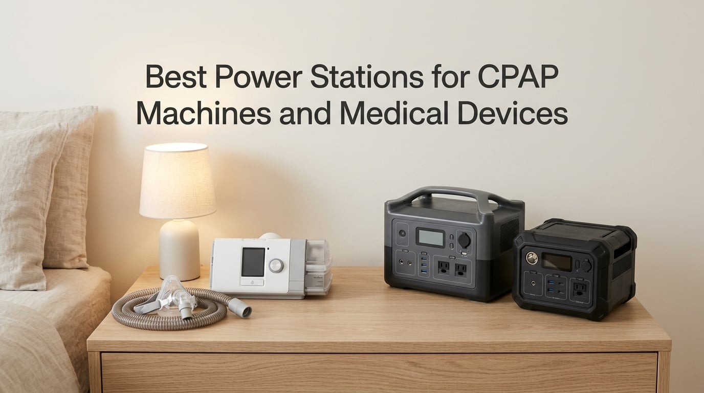 Best Power Stations for CPAP Machines and Medical Devices