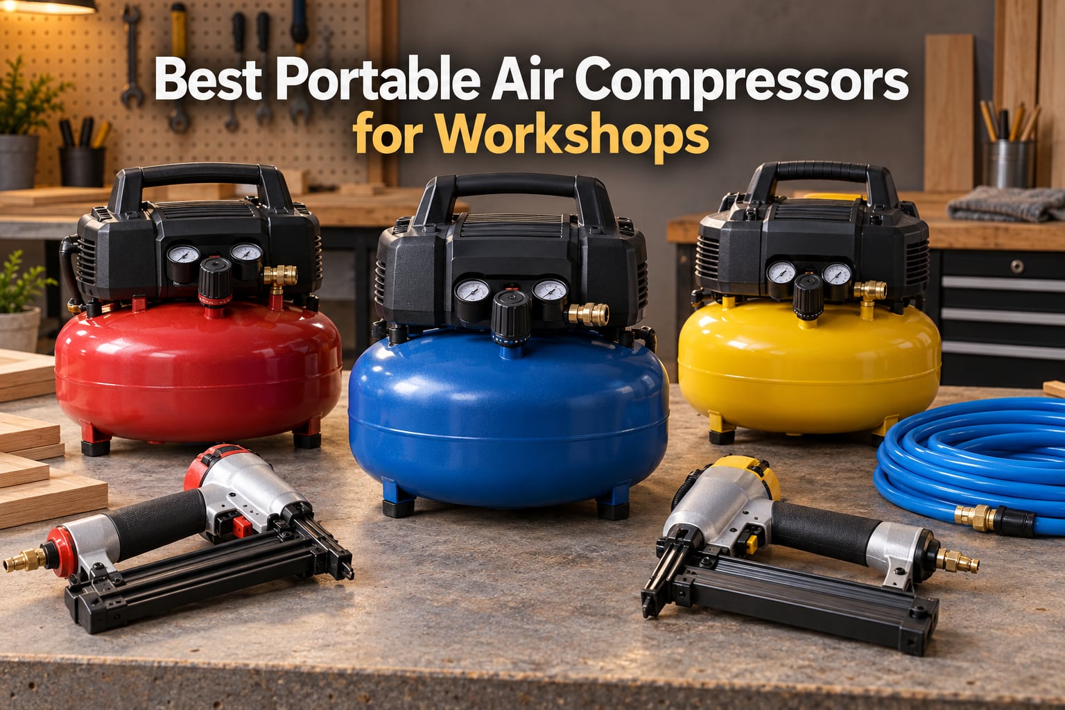 Best Portable Air Compressors for Workshops