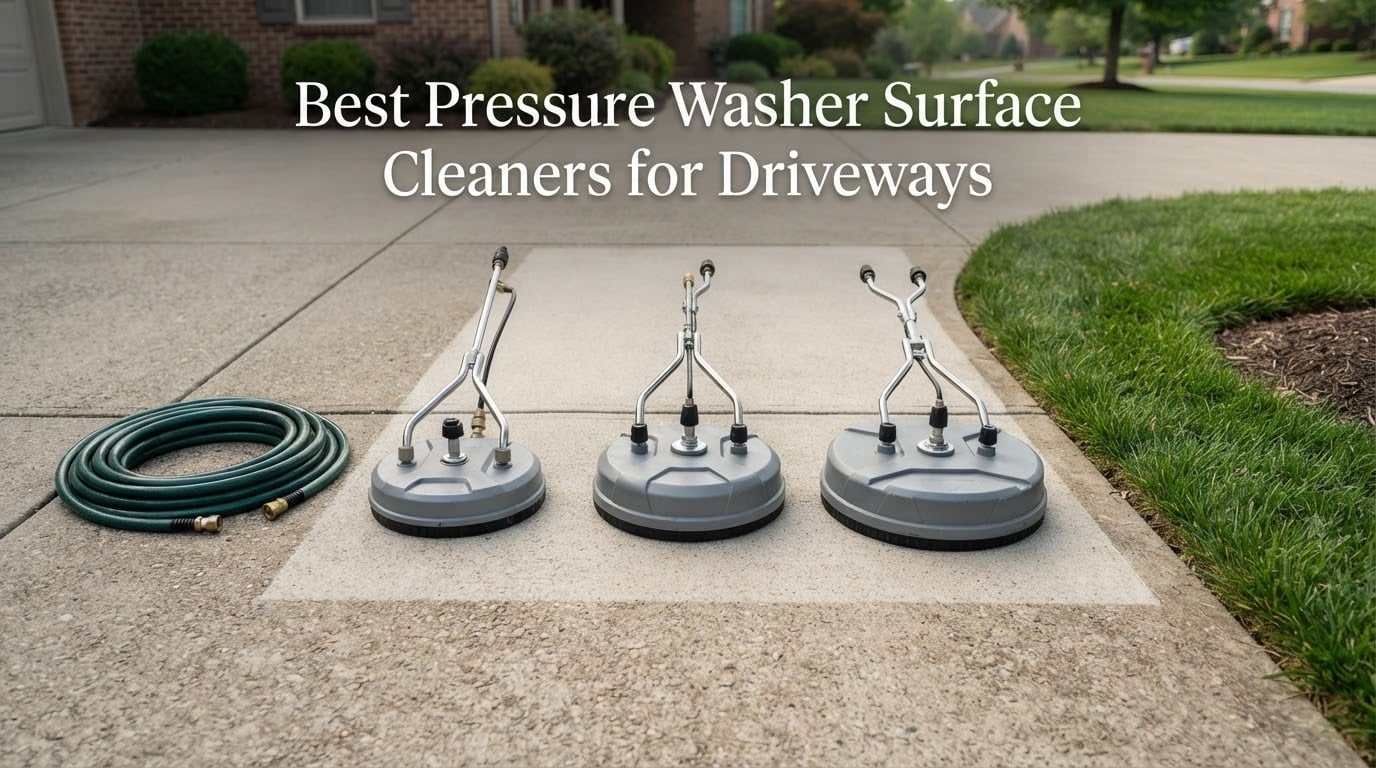 Best Pressure Washer Surface Cleaners for Driveways