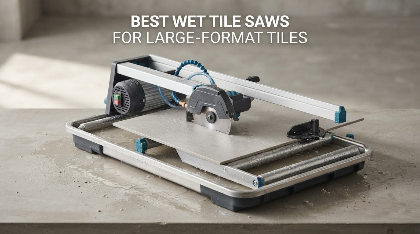 Best Wet Tile Saws for Large-Format Tiles