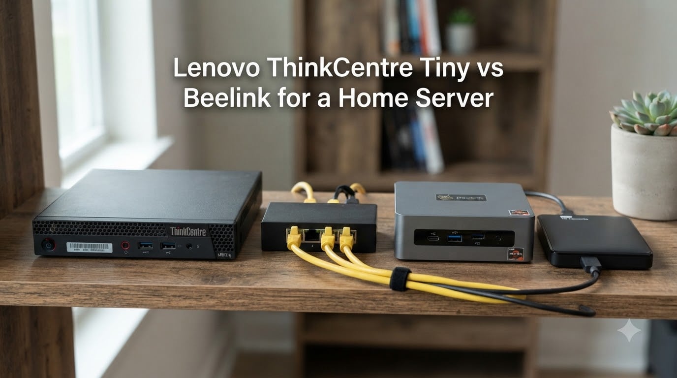 Lenovo ThinkCentre Tiny vs Beelink for a Home Server