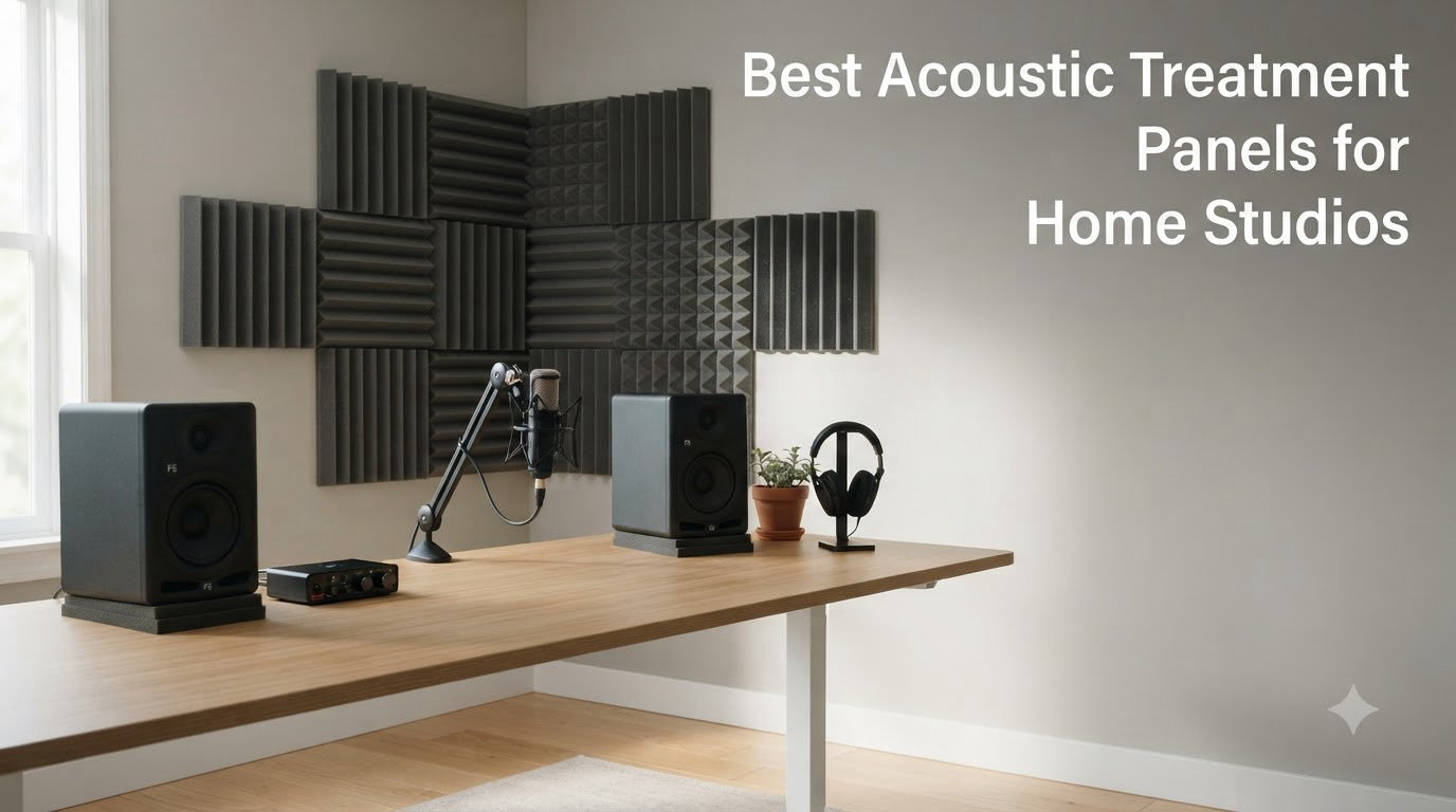 Best Acoustic Treatment Panels for Home Studios
