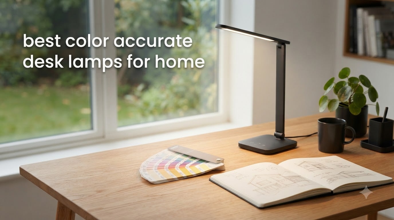 best color accurate desk lamps for home