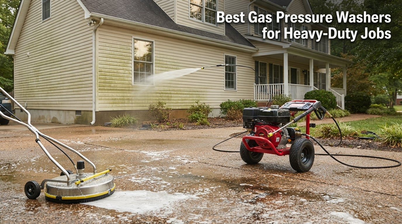 Best Gas Pressure Washers for Heavy-Duty Jobs