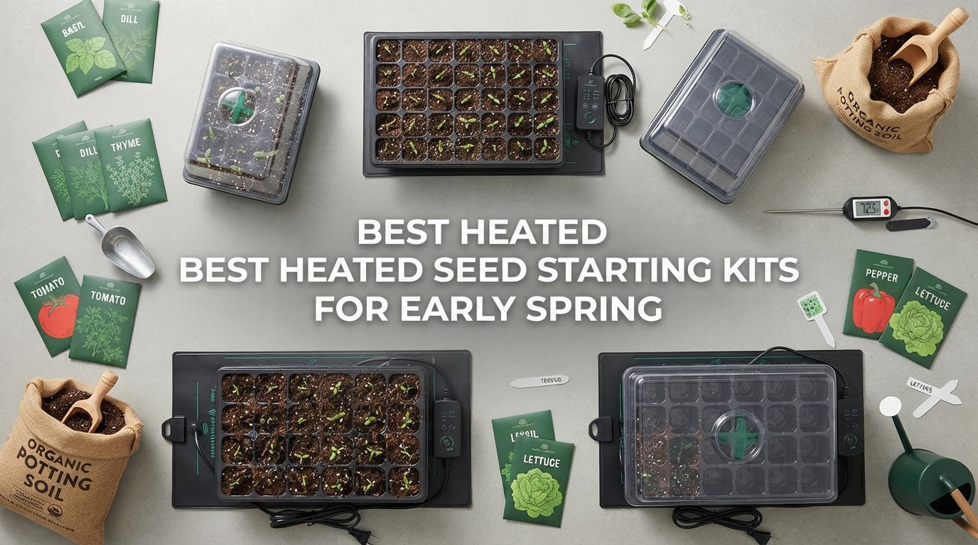 best heated seed starting kits for early spring