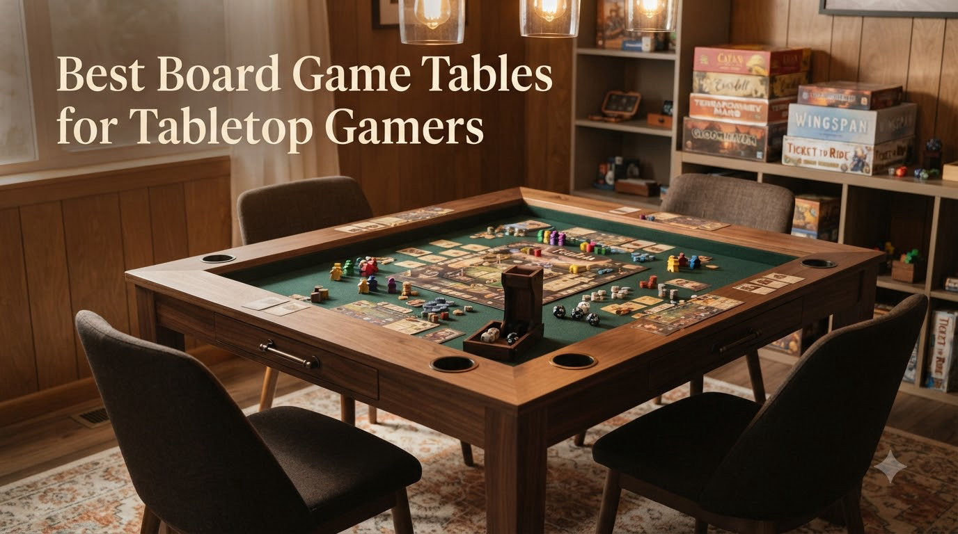 Best Board Game Tables for Tabletop Gamers