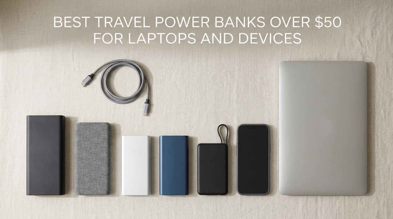 Best Travel Power Banks Over $50 for Laptops and Devices