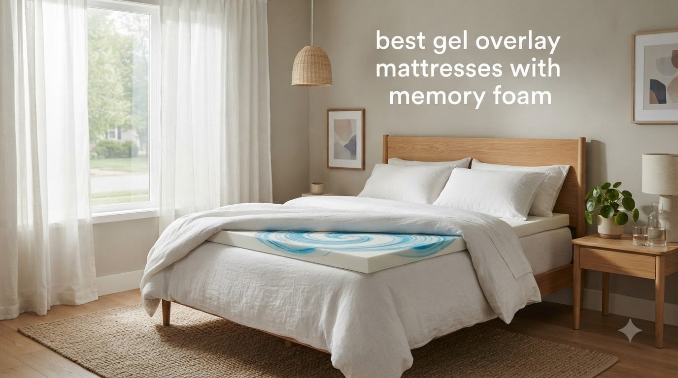 best gel overlay mattresses with memory foam
