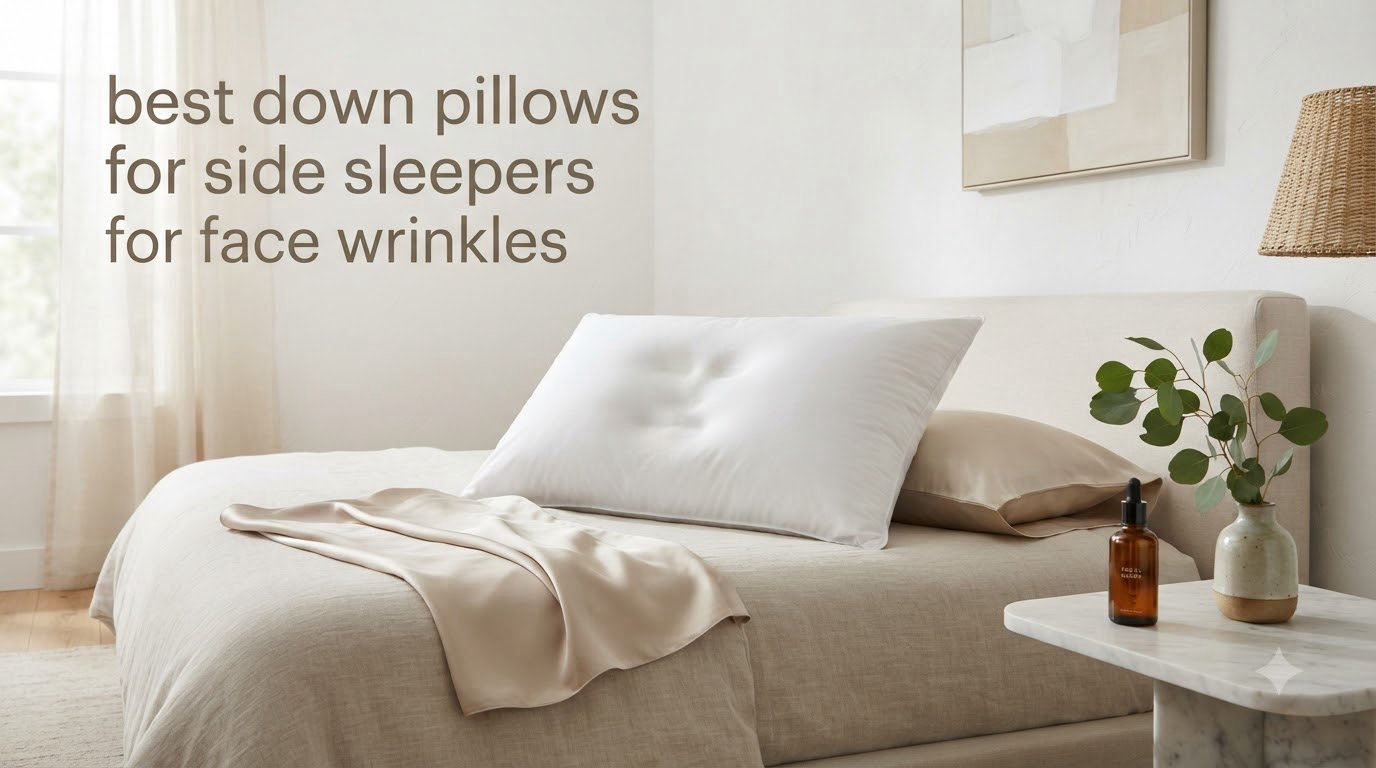 best down pillows for side sleepers for face wrinkles