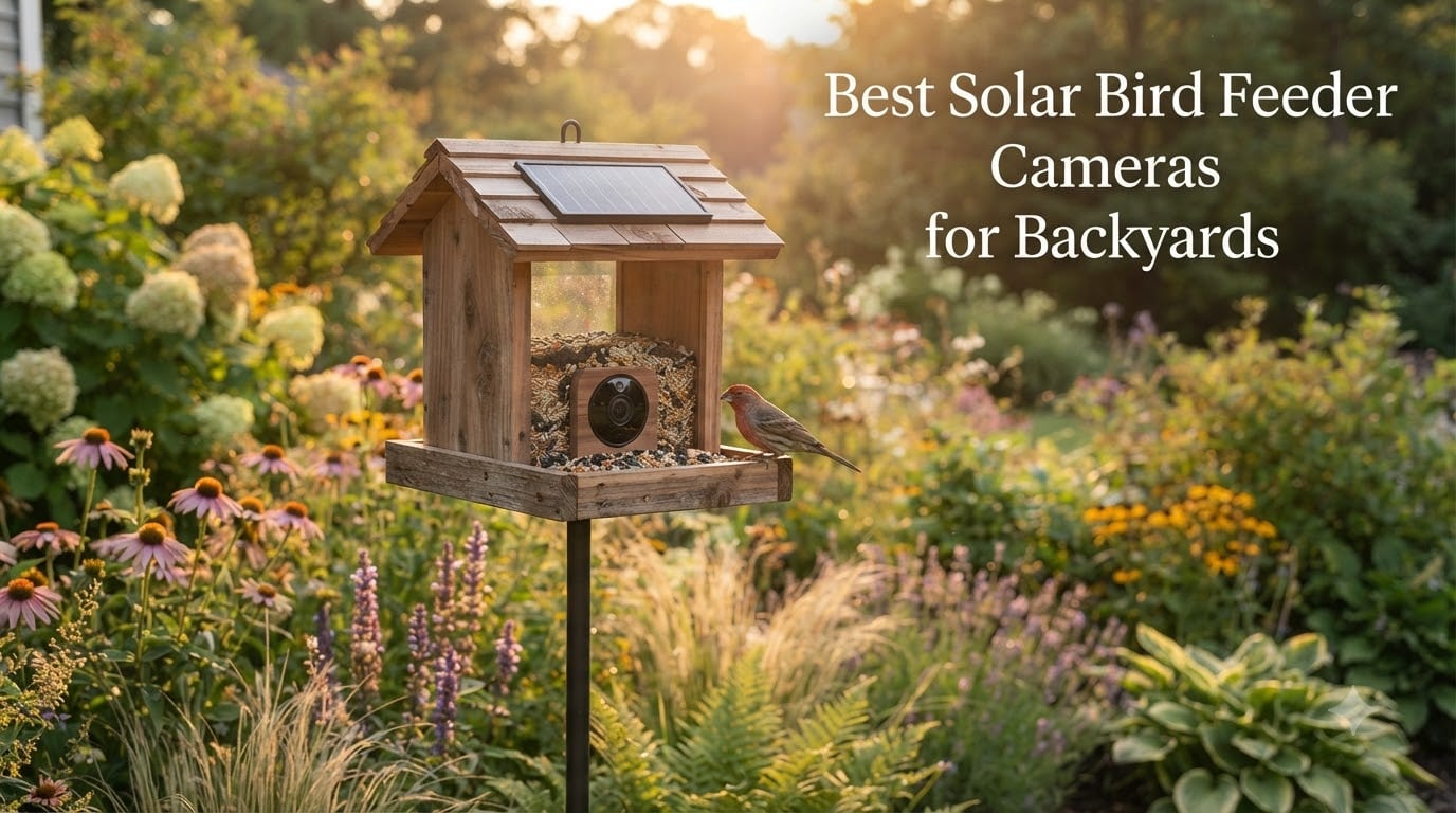 Best Solar Bird Feeder Cameras for Backyards