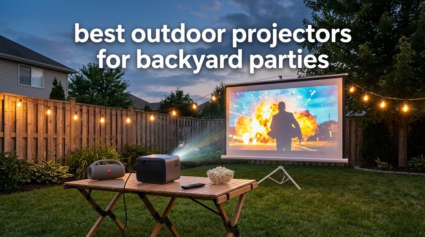 best outdoor projectors for backyard parties