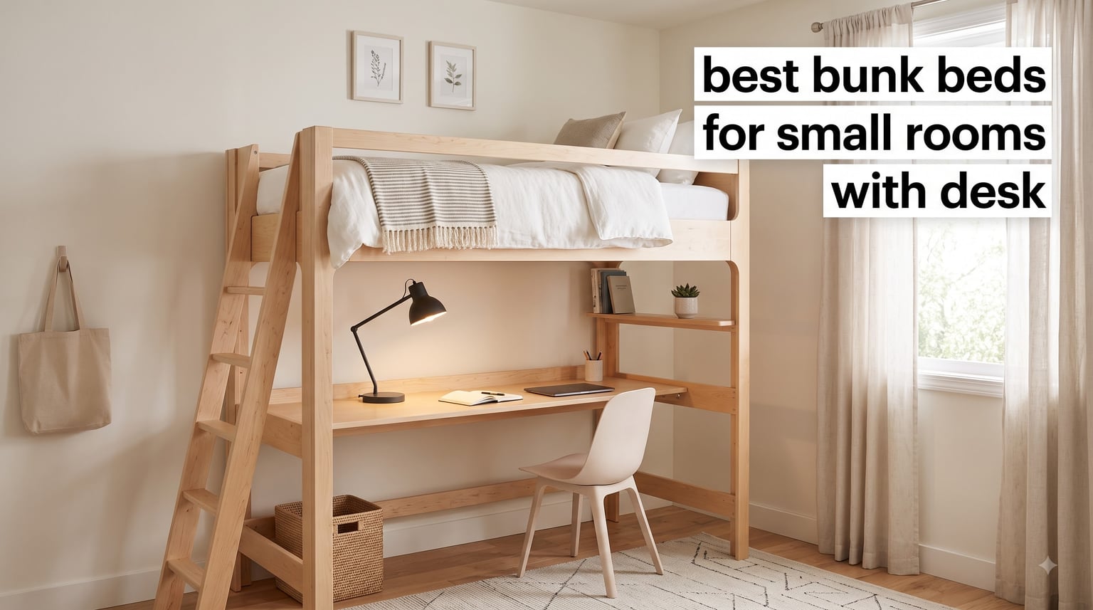 best bunk beds for small rooms with desk