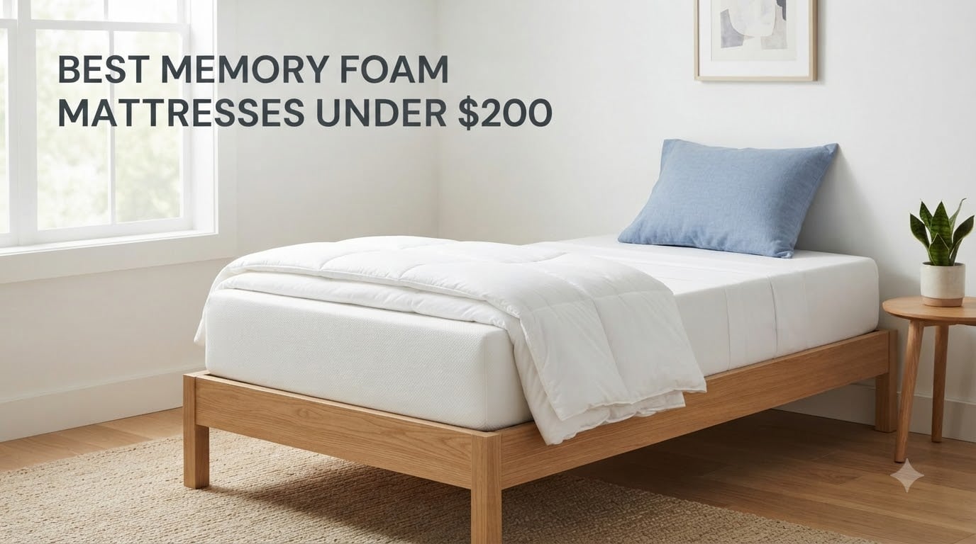 best memory foam mattresses under $200