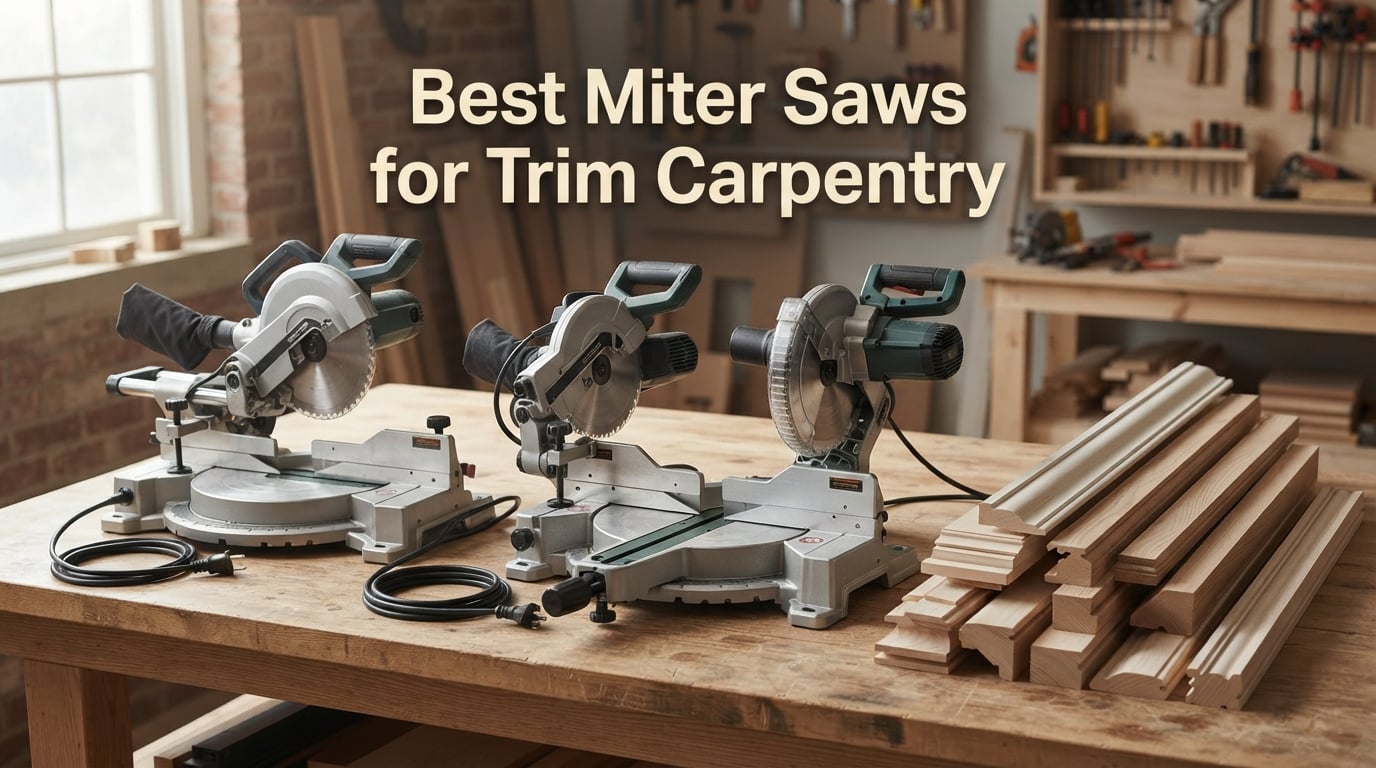 Best Miter Saws for Trim Carpentry
