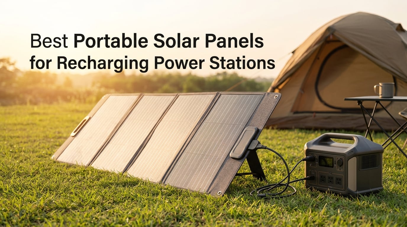 Best Portable Solar Panels for Recharging Power Stations