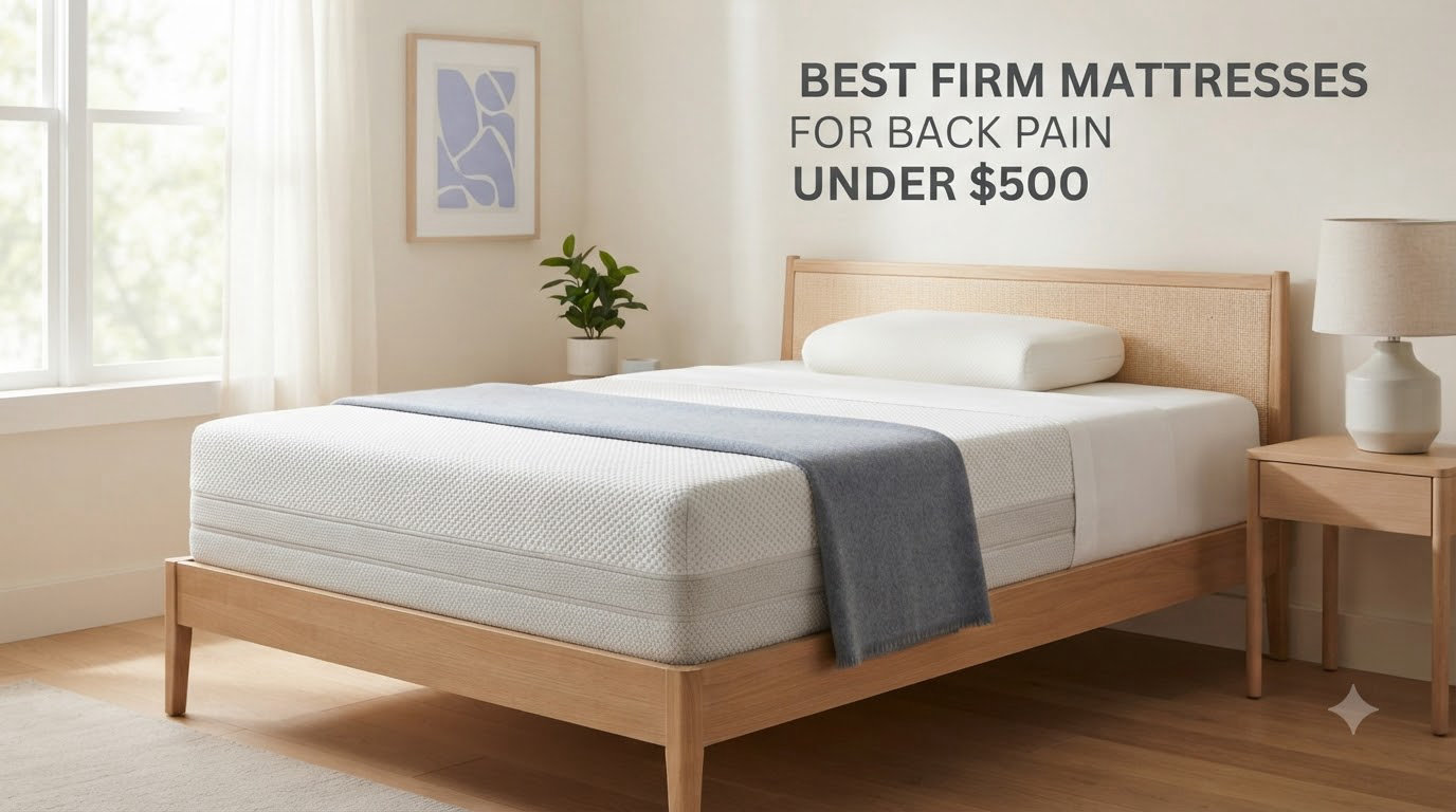 best firm mattresses for back pain under $500